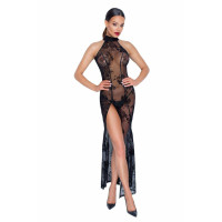 Длинное сетчатое платье Noir Handmade F239 Long tulle dress, M