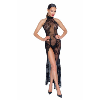 Длинное сетчатое платье Noir Handmade F239 Long tulle dress, M