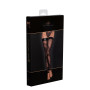 Чулки без мыска Noir Handmade F243 Tulle stockings with patterned flock embroidery, XXL
