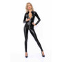 Комбінезон з мокрим ефектом Noir Handmade F293 Powerwetlook catsuit with front zipper, XXL