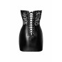 Сукня Noir Handmade F300 Solace, XXL, мереживо, корсетний верх, шнурівка ззаду, спідниця міні під латекс