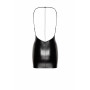Платье Noir Handmade F307 Mirage, 3XL, black, мини, под латекс, открытая спина, декор из стразов