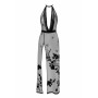 Сукня Noir Handmade F312 Divinity, XXL, black, прозора, до підлоги, відкрита спина, розріз збоку