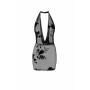 Платье Noir Handmade F313 Mythos, XXL, black, прозрачное, мини, открытая спина, декор из стразов