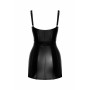 Сукня Noir Handmade F320 Starlet, XL, під латекс, міні, блискавка по всій довжині, кільце на поясі
