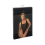 Боди Noir Handmade F322 Paparazzi, XXL, прозрачное, низ стринги, высокие вырезы