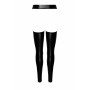 Легінси Noir Handmade F323 Rebel, L, black, під латекс, з відкритими стегнами та сідницями