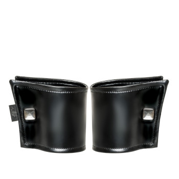 Чоловічі браслети з потайним гаманцем Noir Handmade H075, пара, під латекс, потайна блискавка