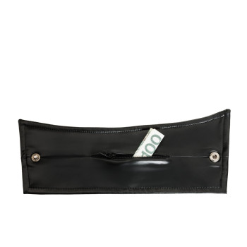 Чоловічі браслети з потайним гаманцем Noir Handmade H075, пара, під латекс, потайна блискавка