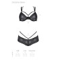 Комплект Passion DROSERA BIKINI black, L/XL, бюстгальтер и трусики-кюлоты