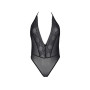 Боді Passion DROSERA BODY black, L/XL, високі вирізи, верх на зав’язках
