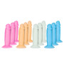Набор фаллоимитаторов ADDICTION Silly Willy Glow in the Dark, 4 цвета, 12 шт, светятся в темноте