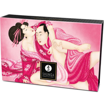 Вкусная пудра для оральных ласк Shunga Body Powder Raspberry feeling, 75 г, аромат малины