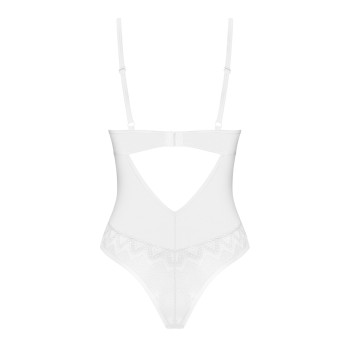 Боди Obsessive Alissium Teddy XL/2XL, лиф с мягкой чашкой, высокие вырезы для ног