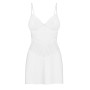 Пеньюар Obsessive Alissium chemise & thong, XL/2XL, кружевной лиф, стринги в комплекте
