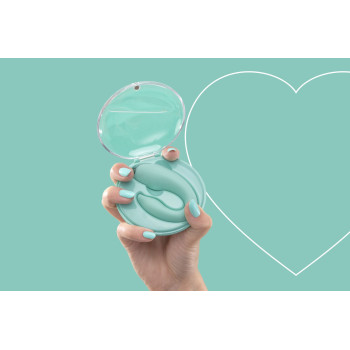 Вибратор для пар FairyGasm PleasureBerry green, зарядный кейс, пульт ДУ