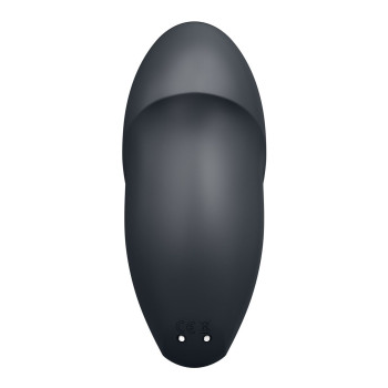 Вибростимулятор-пульсатор Satisfyer Tap & Climax 1 Grey, эффект постукивания пальцем, 2 мотора