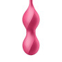 Вагінальні смарт-кульки з вібрацією Satisfyer Love Birds 2 Connect App Red, 86 г, пульт ДК
