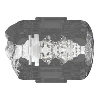 Двосторонній мастурбатор Fleshlight Quickshot Stoya, компактний, наскрізний, зі зліпка вульви та ануса