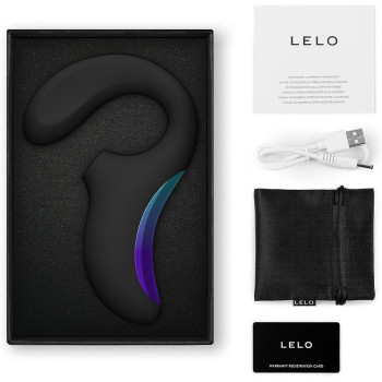 Клиторально-вагинальный звуковой стимулятор LELO Enigma WAVE Black, 3 типа стимуляции