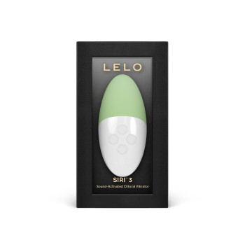 Музыкальный вибратор для клитора LELO SIRI 3 Green, вибрации в ритме звуков без смартфона