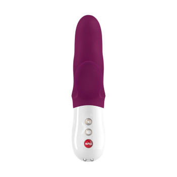 Вібратор-кролик Fun Factory MISS BI grape/white, 2 незалежні мотори, діаметр 4,2 см