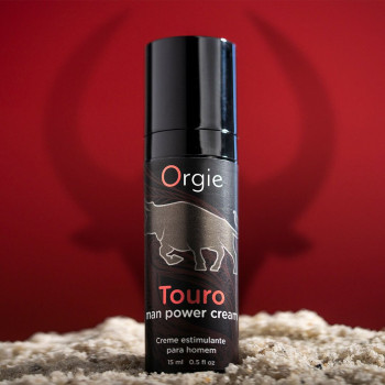 Крем для усиления эрекции Orgie Touro Power Cream, 15 мл, с таурином, гинкго и корнем женьшеня