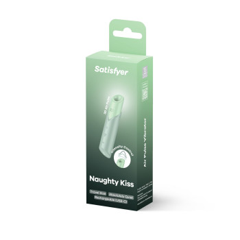 Вакуумный стимулятор Satisfyer Naughty Kiss, магнитная технология 3D Air Pulse, 30 режимов работы