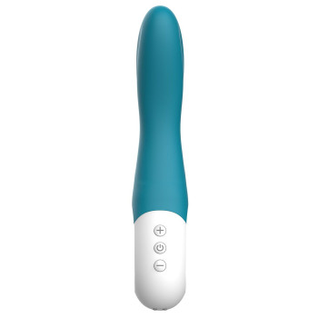 Вібратор точки G Liebe Bend It Rechargeable Ocean Blue, 10 режимів, дуже потужний, гнучкий стовбур