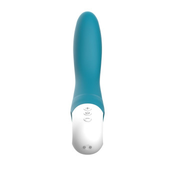 Вібратор точки G Liebe Bend It Rechargeable Ocean Blue, 10 режимів, дуже потужний, гнучкий стовбур