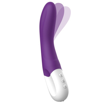 Вібратор точки G Liebe Bend It Rechargeable Purple, 10 режимів, дуже потужний, гнучкий стовбур