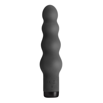 Вибратор S Pleasures Bullets Obsidian, черный, в виде ряда шариков, 10 режимов, диаметр 4 см