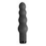 Вибратор S Pleasures Bullets Obsidian, черный, в виде ряда шариков, 10 режимов, диаметр 4 см
