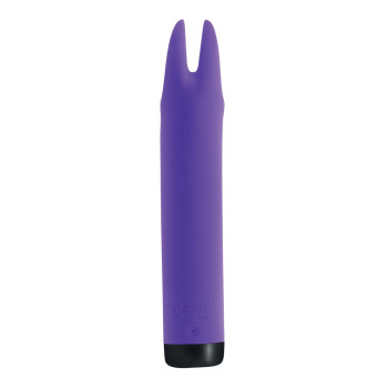 Вібратор S Pleasures Bullets Amethyst, фіолетовий, з двома відростками, 10 режимів, діаметр 2,8 см