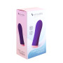 Вибропуля S Pleasures Bullets Twist & Shout Purple, фиолетовая, ребристая поверхность, 10 режимов