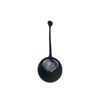 Вагинальные шарики Adrien Lastic Harmony Stones, полудрагоценные камни, диаметр 3 см, 2 держателя