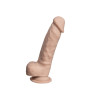 Фаллоимитатор SilexD Johnny Real Skin Flesh MODEL 1, суперреалистичный, на присоске, диаметр 3,8 см