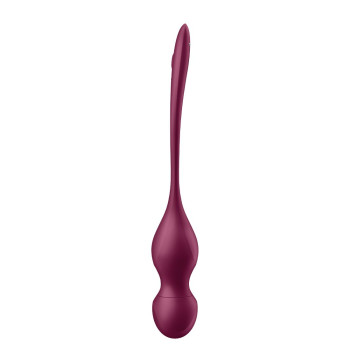 Смарт-вагінальні кульки з вібрацією Satisfyer Love Birds Vary Connect App, змінювана маса, пульт ДК