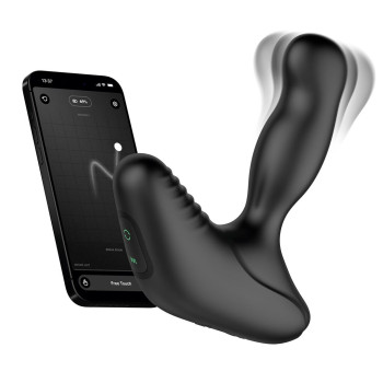 Смарт-масажер простати Nexus Revo Stealth with APP, вібрація+ротація, пульт ДУ, до 10 годин роботи