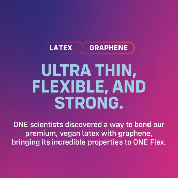 Презервативы ONE Flex Graphene, 3 шт, супертонкие, очень прочные, картонная упаковка