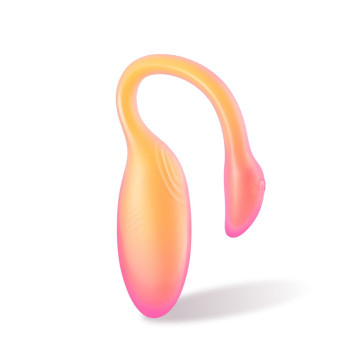 Смарт-віброяйце Magic Motion Flamingo Max Orange 2 в 1: віброяйце та тренажер Кегеля, 10 режимів