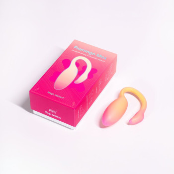 Смарт-віброяйце Magic Motion Flamingo Max Orange 2 в 1: віброяйце та тренажер Кегеля, 10 режимів