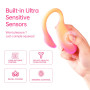 Смарт-віброяйце Magic Motion Flamingo Max Orange 2 в 1: віброяйце та тренажер Кегеля, 10 режимів