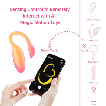 Смарт-віброяйце Magic Motion Flamingo Max Orange 2 в 1: віброяйце та тренажер Кегеля, 10 режимів