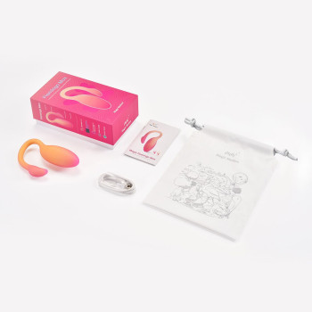 Смарт-віброяйце Magic Motion Flamingo Max Orange 2 в 1: віброяйце та тренажер Кегеля, 10 режимів