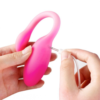 Смарт-віброяйце Magic Motion Flamingo Max Pink 2 в 1: віброяйце та тренажер Кегеля, 10 режимів