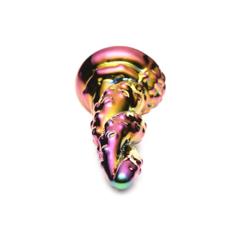 Фентезійний скляний фалоімітатор Creature Cocks Enchanting Rainbow Glass Dildo, 16 см