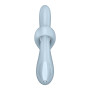 Вибратор с ротацией Satisfyer Heat Flex 4 Blue, подогрев до 39°C
