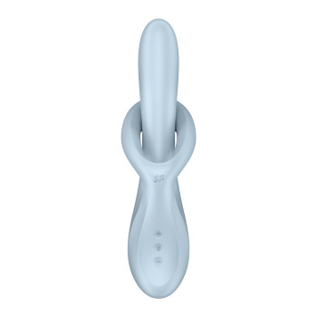 Вибратор с ротацией Satisfyer Heat Flex 4 Blue, подогрев до 39°C