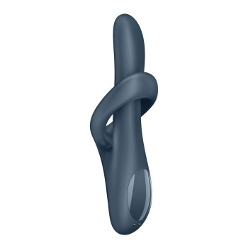 Вибратор с ротацией Satisfyer Heat Flex 4 Grey, подогрев до 39°C